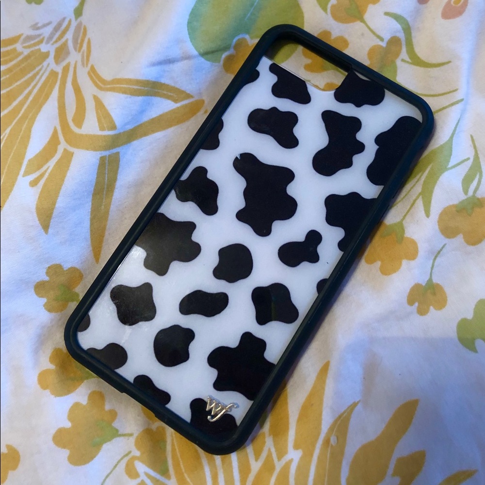 Wildflower Cow Print iPhone 6/7/8 Plus Case